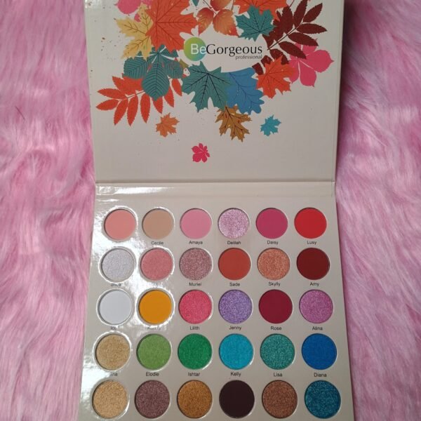 Be Gorgeous Maple Leaf Eyeshadow Palette 36 Colors