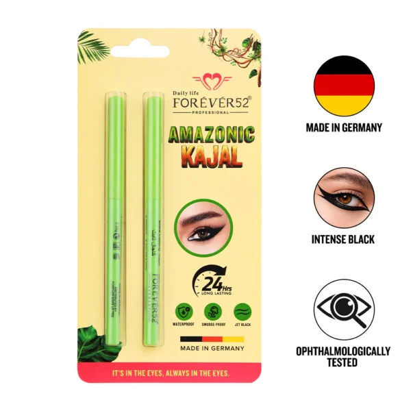 Forever52 Amazonic Black Kajal Pencil (Pack of 2)